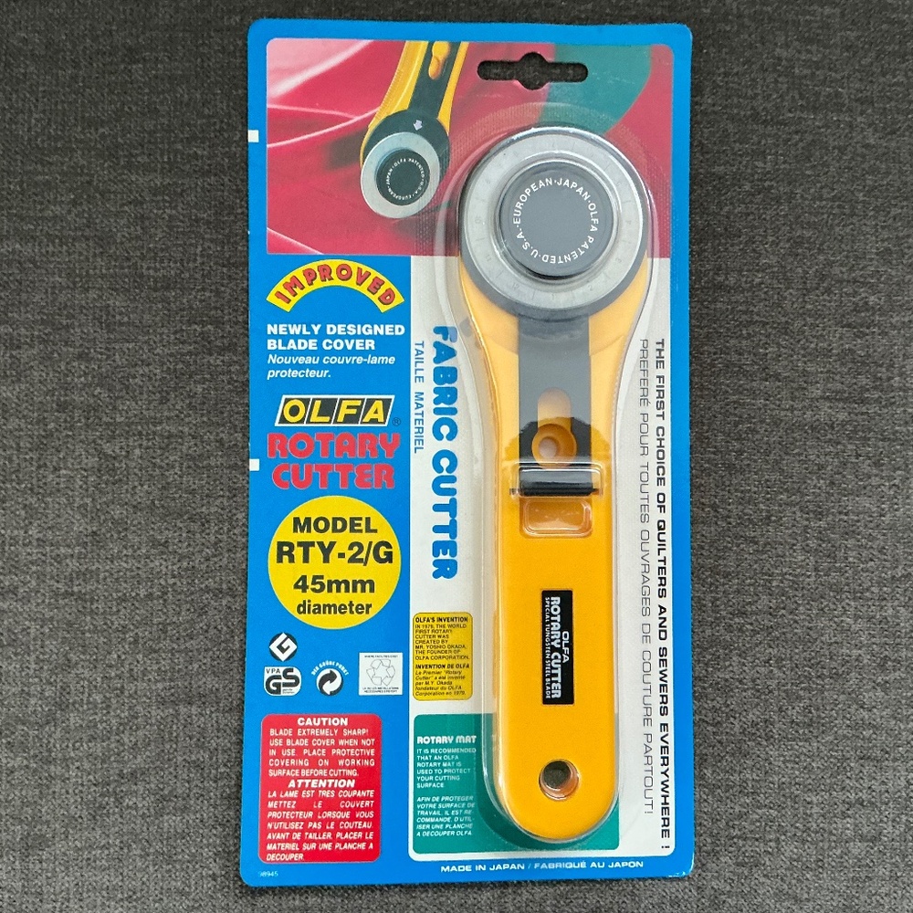 OLFA Rotary Cutter Model RTY-2/G 45 mm Diameter New in Package
